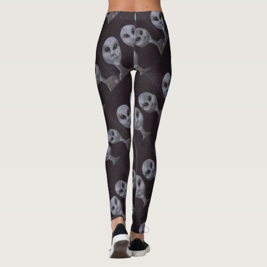 Leggings Gris Alien (Dos)