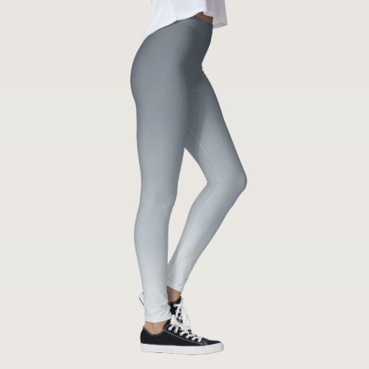 Leggings Gris argenté profond à tons clairs (Droite)