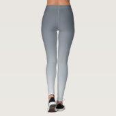 Leggings Gris argenté profond à tons clairs (Dos)
