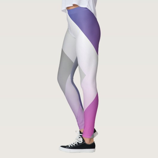 Leggings gris bleu Fuchsia (Gauche)