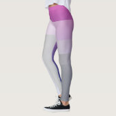 Leggings gris bleu Fuchsia (Gauche)