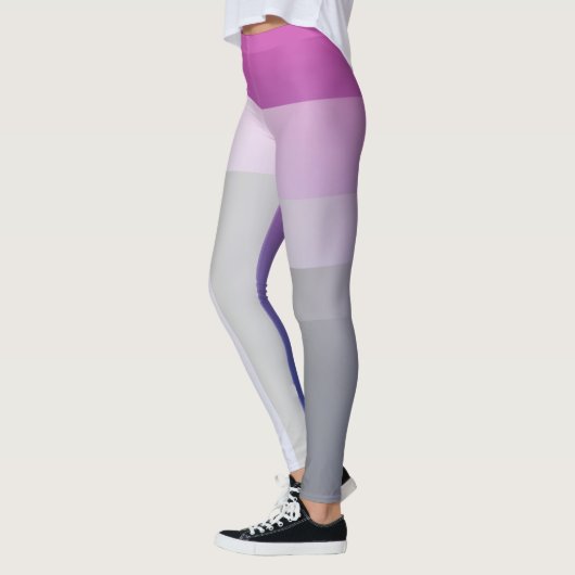 Leggings gris bleu Fuchsia (Gauche)