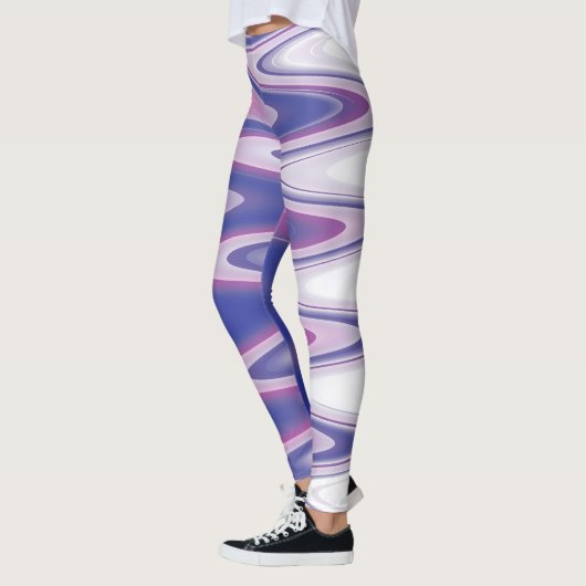 Leggings gris bleu Fuchsia (Gauche)