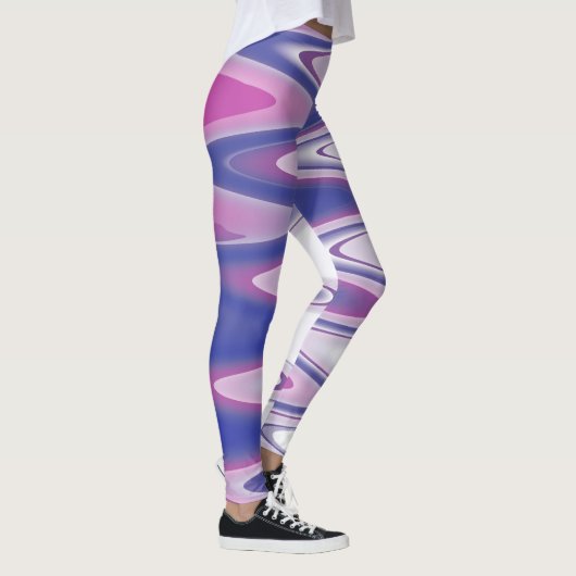 Leggings gris bleu Fuchsia (Droite)