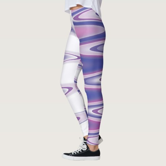 Leggings gris bleu Fuchsia (Gauche)