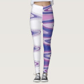 Leggings gris bleu Fuchsia (Devant)