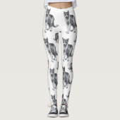 Leggings Gris chaton (Devant)