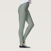 Leggings Gris Dauphin Couleur Uni Simple (Droite)