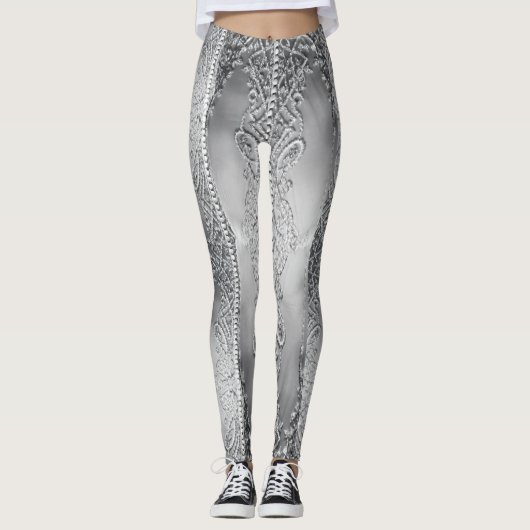 Leggings Gris délicat (Devant)