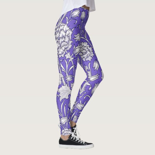 Leggings Gris en violet (Droite)