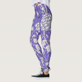 Leggings Gris en violet (Gauche)