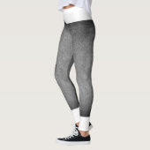 Leggings Gris Et Blanc Noir (Gauche)