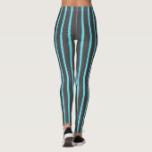 Leggings Gris et Bleu (Dos)