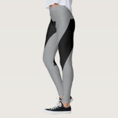 Leggings gris et noirs (Gauche)