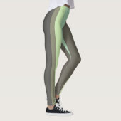 Leggings Gris et vert Abstrait (Droite)