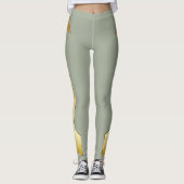 Leggings gris Flèche d'or (Devant)