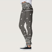 Leggings gris foncé de Bandana (Gauche)