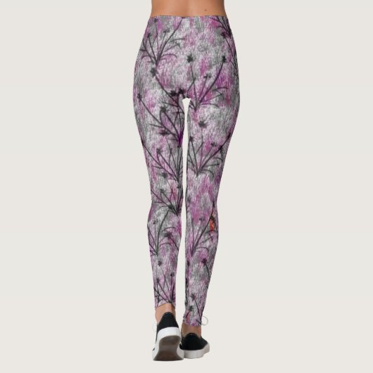 Leggings Gris gazon brillant (Dos)