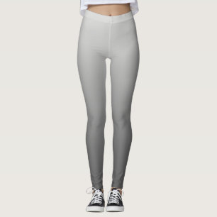 Leggings Gris neutre et simple de gradient