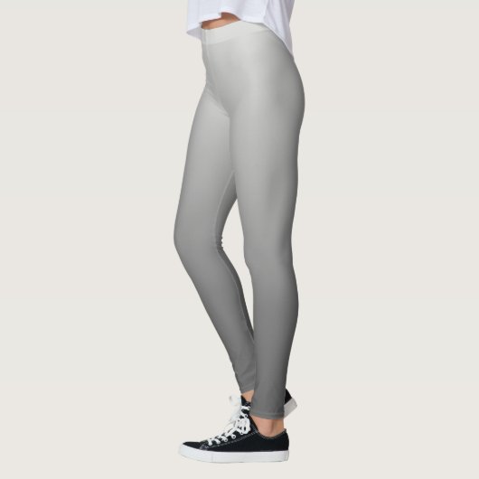 Leggings Gris neutre et simple de gradient (Gauche)
