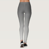 Leggings Gris neutre et simple de gradient (Dos)