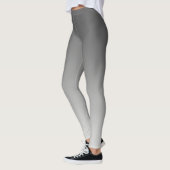 Leggings Gris neutre et simple de gradient (Gauche)