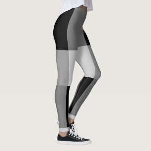 Leggings Gris & Noir Art Design