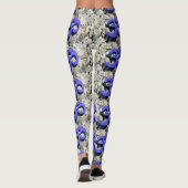 Leggings gris pourpre (Dos)