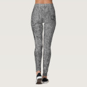 Leggings Gris texturé (Dos)