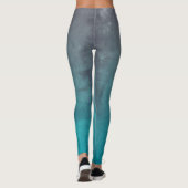 Leggings Gris Turquoise rustique ombre (Dos)