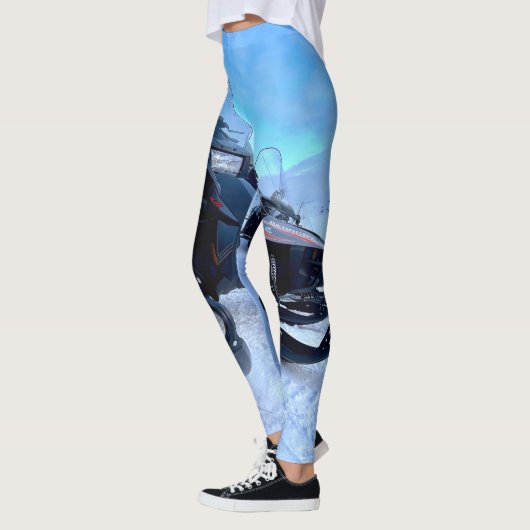 Leggings Groenland Snowmobile Arctic Adventure Imprimer com (Gauche)