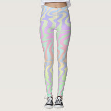 Groovy Rétro Mod Boho Fantaisiste Tripant Vagues A