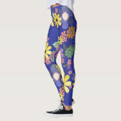 Leggings Gros Floral rétro des années 70 (Gauche)