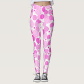 Leggings Gros, gras, varié Pois rose AH2015 (Devant)