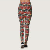 Leggings Gros Moteur de feu rouge, (Dos)