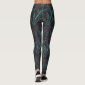 Leggings Gros paquet motif (Dos)