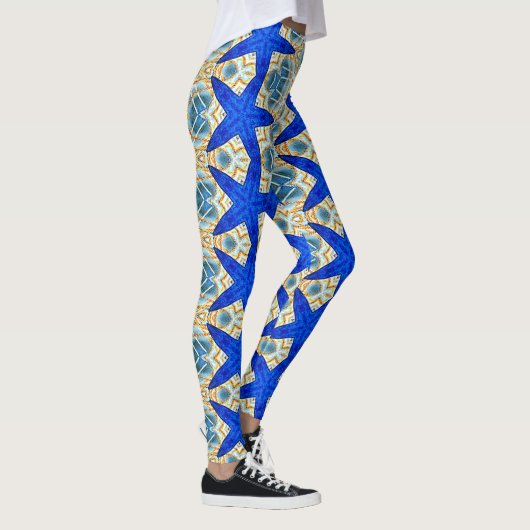 Leggings grosse étoile bleue (Droite)