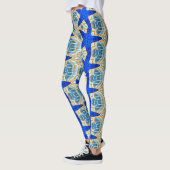 Leggings grosse étoile bleue (Gauche)