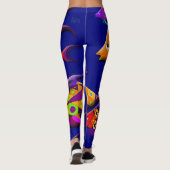 Leggings Grosses légendes de poisson (Dos)