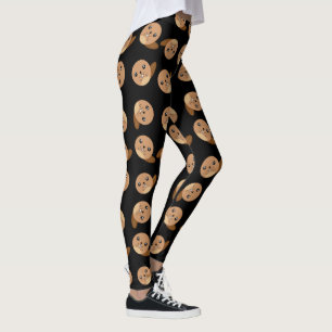 Leggings Grotte de castor de Cute kawaii noir