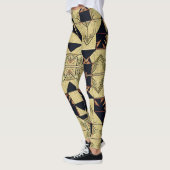 Leggings Grue en papier Beige et noir (Gauche)