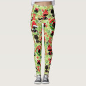 Leggings Grumpy Kitty Chat Bah Humbug Christmas Fun (Devant)