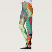 Leggings Grunge, abstrait (Gauche)