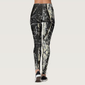 Leggings Grunge abstrait (Dos)