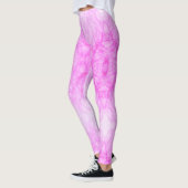 Leggings Grunge Abstrait rose chaud (Gauche)