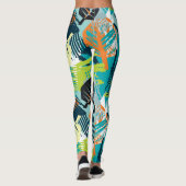 Leggings Grunge Abstrait : Surface Robuste Sans Fil. (Dos)