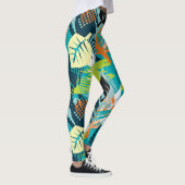 Leggings Grunge Abstrait : Surface Robuste Sans Fil. (Droite)
