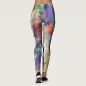 Leggings Grunge artistique (Dos)