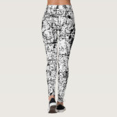 Leggings Grunge blanc (Dos)