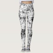 Leggings Grunge blanc (Devant)
